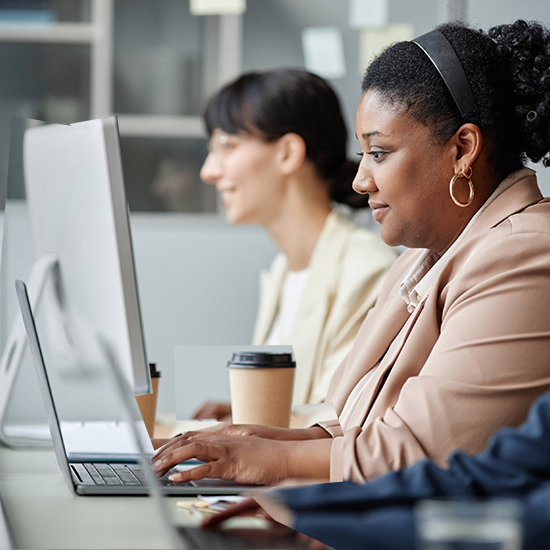 Group of team members for a One Call payer working together.